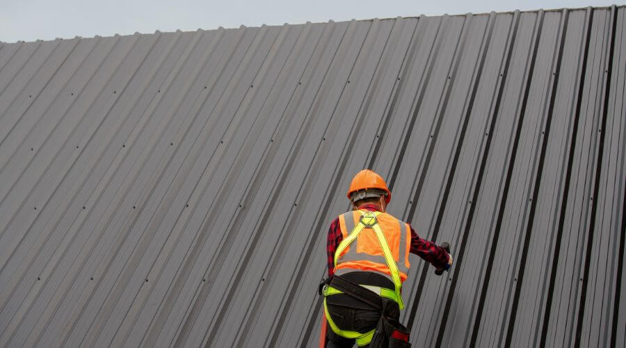 Professional metal roof installation services in Bladensburg, OH
